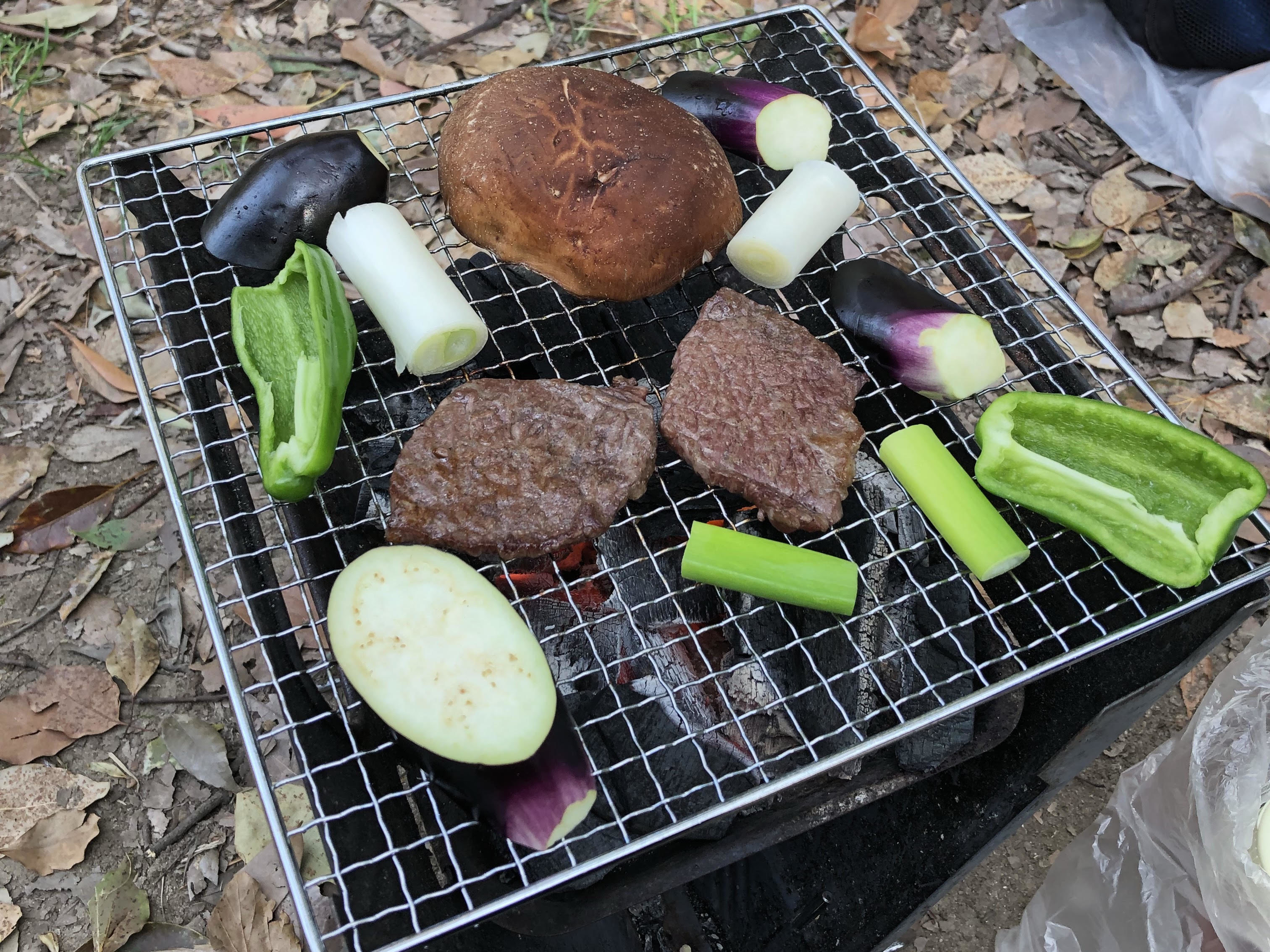 夫婦でお手軽bbq 採用おじさん